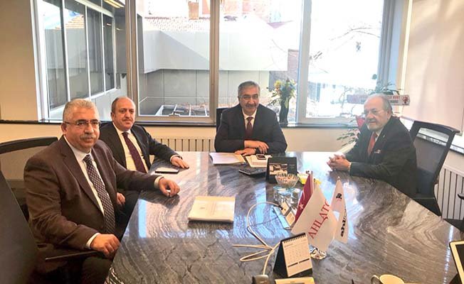 Ahlatcı'yı ziyaret ettiler