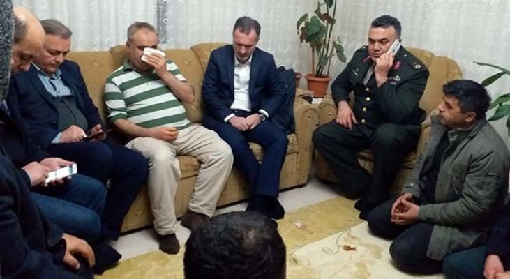 Şehidimizin babasına acı haber verildi