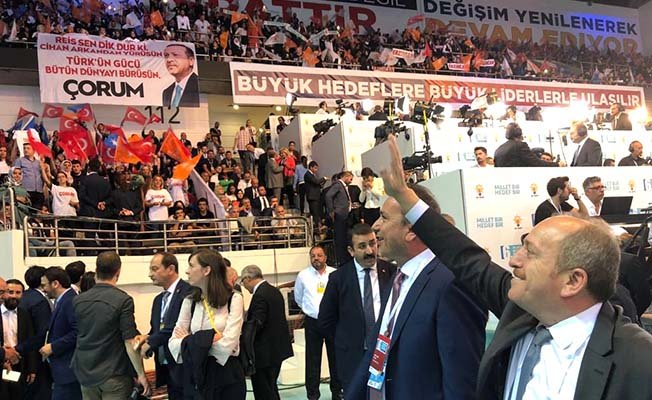 Çorum AK Parti büyük kongrede