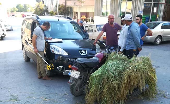 Motosiklet kazası, 1 yaralı