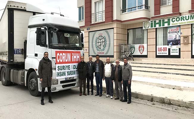 İdlib’e bir tır yardım