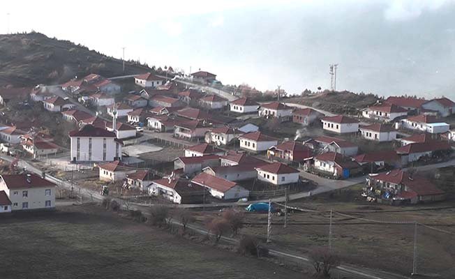 O köyde heyelan korkusu