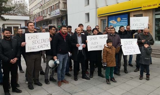 Şeker işçisi siyasilere seslendi