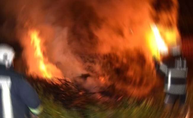 Ahırda yangın