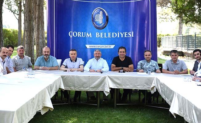Belediye’de değişim sonrası ilk toplantı