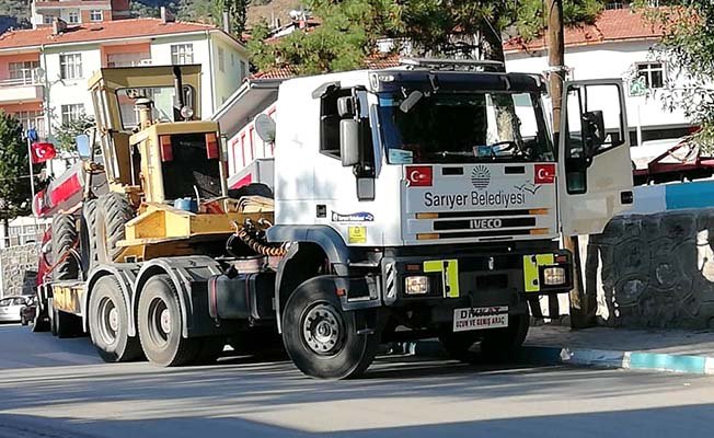Verdikleri iş makinesini geri aldılar
