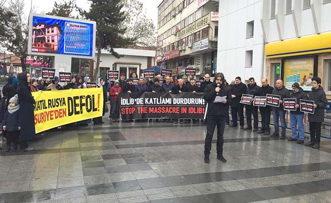 Tüm zalimleri ve zulümleri protesto ettiler