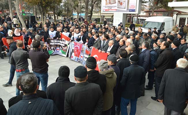 Çorum Kudüs için meydanda