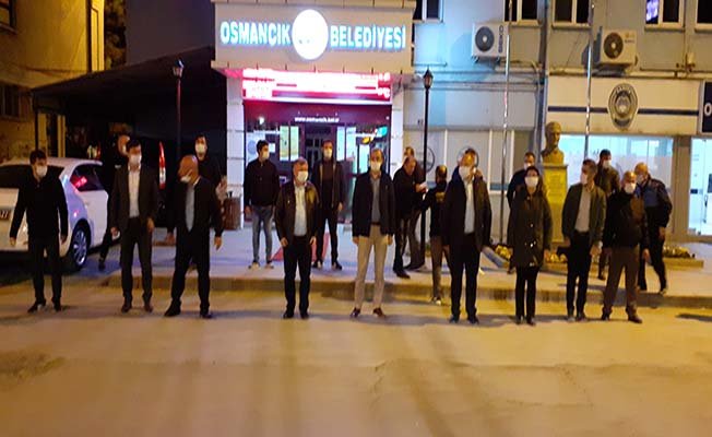 Sağlık çalışanlarına moral verdiler