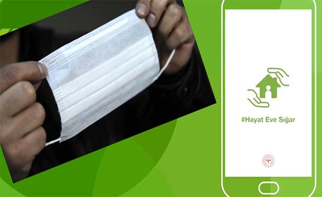 'Hayat Eve Sığar' uygulamasıyla maske kodu alınabilecek