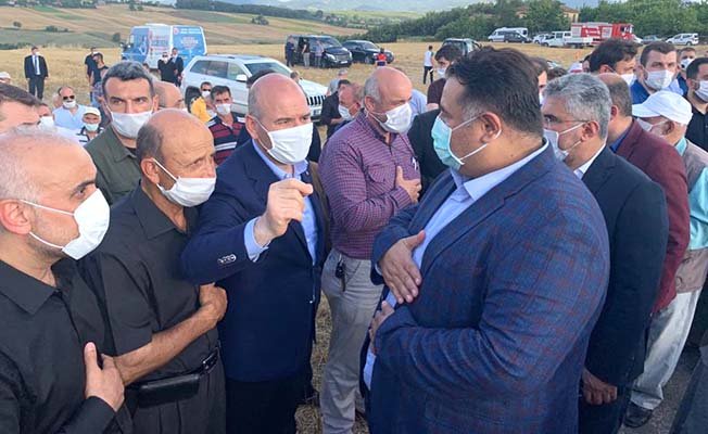 Bakan Soylu'ya başsağlığı diledi