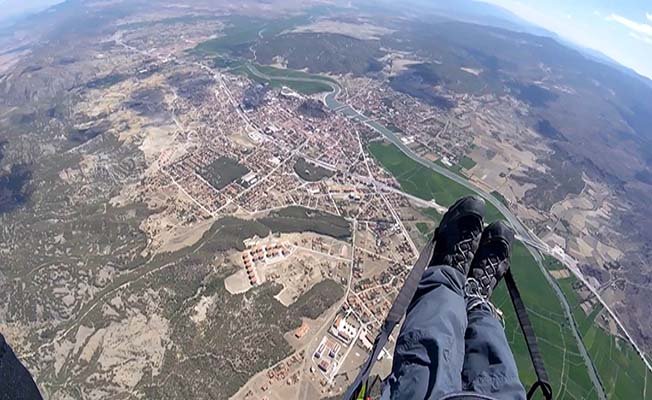 Bayramı havada kutladılar