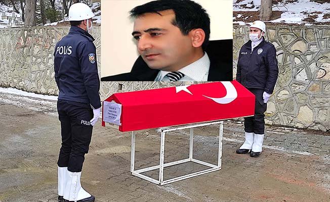 Genç polis dualarla uğurlandı