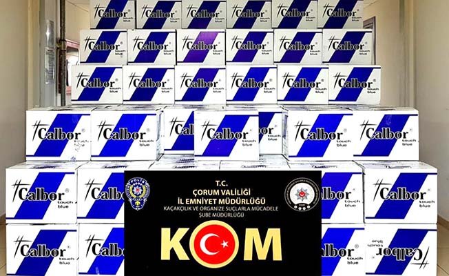 1 milyon 550 bin adet yakalandı