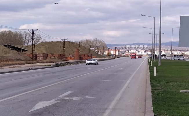 Çevre Yolu'nda drone ile denetim