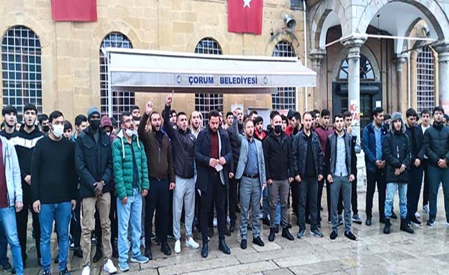 TÜGVA'lı gençler tepkili