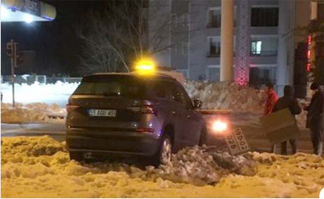 Kar kazaya neden oldu
