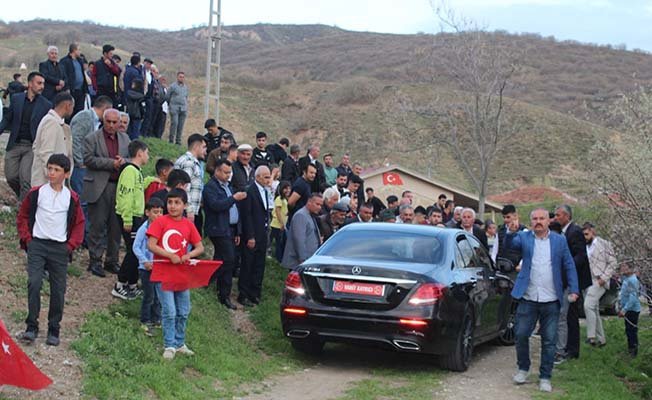 Kayrıcı köyünde böyle karşılandı