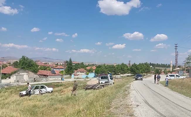Alaca’da kaza, 2 yaralı