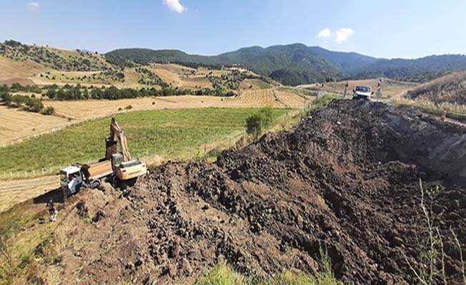 Dodurga yolu modernize ediliyor
