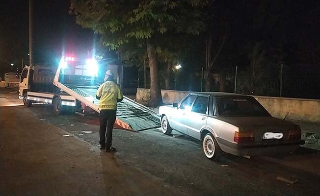 ‘Dur’ ihtarına uymayan 16 yaşındaki sürücü yakalandı