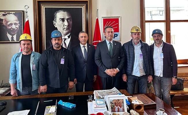 Maden işçileri Ali Mahir Başarır’la görüştü