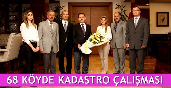  68 köyde kadastro çalışması