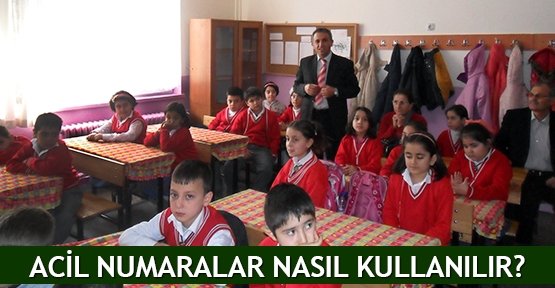  Acil numaralar nasıl kullanılır?