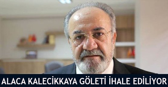 Alaca Kalecikkaya Göleti İhale Ediliyor