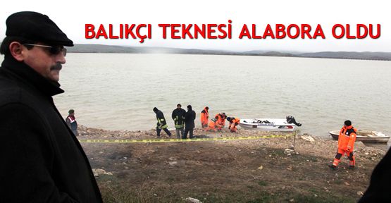 Balıkçı teknesi alabora oldu