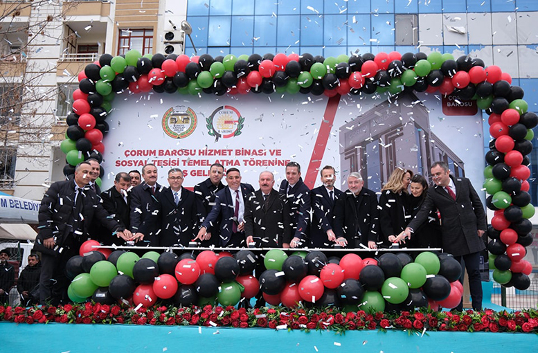 Baro binası temeli atıldı, sırada Adliye ek binası var