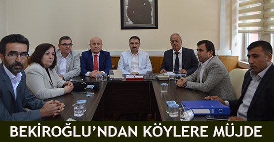  Bekiroğlu’ndan köylere müjde