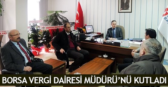  Borsa’dan Vergi Dairesi Müdürü’ne kutlama ziyareti