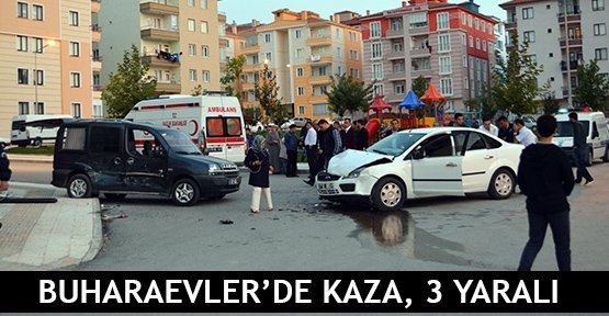  Buharaevler’de kaza, 3 yaralı