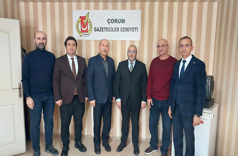 Cemil Çağlar'dan Gazeteciler Cemiyeti ziyareti