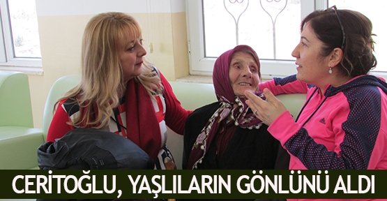 Ceritoğlu, yaşlıların gönlünü aldı
