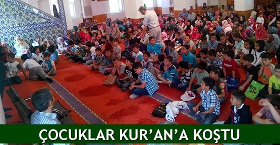 Çocuklar Kur’an’a koştu