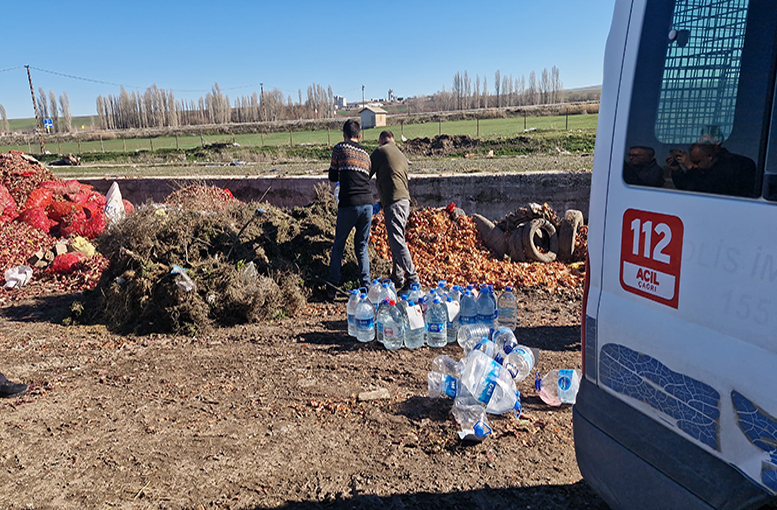 Çorum'da 180 litre kaçak alkol ele geçirildi
