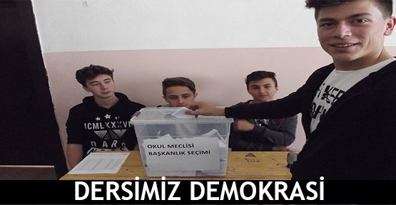 Dersimiz 'demokrasi'