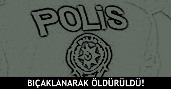 Emekli polis,  bıçaklanarak öldürüldü!