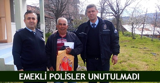  Emekli polisler unutulmadı