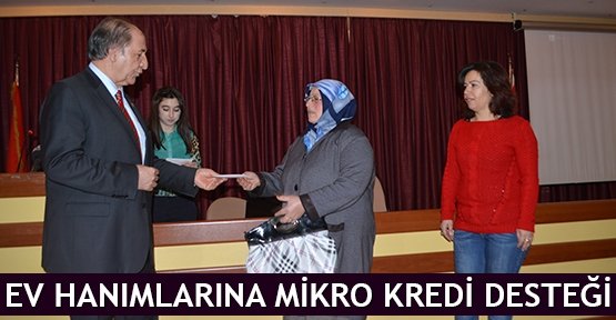  Ev hanımlarına mikro kredi desteği