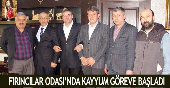 Fırıncılar Odası’nda kayyum göreve başladı