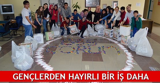 Gençlerden hayırlı bir iş daha