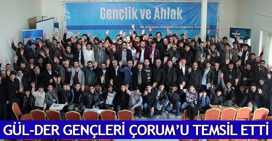  Gül-Der gençleri Çorum’u temsil etti
