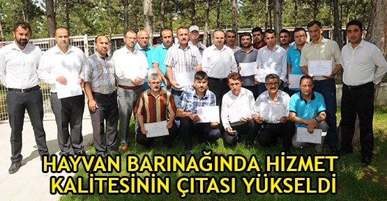 Hayvan Barınağında hizmet kalitesinin çıtası yükseldi