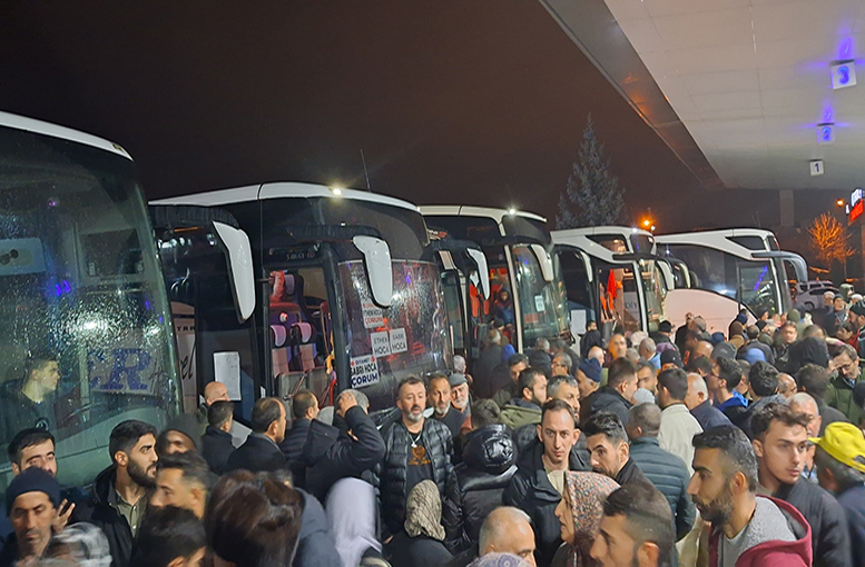 Kafile Başkanı Müftü, Çorum’dan dualarla uğurlandılar